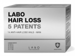 LABO HAIR LOSS 5 PATENTS - ampullid juuste v&auml;ljalangemise peatamiseks meestele, 3,5ml x 14 tk