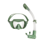 Komplekt Scorpena mask+snorkeling toru, roheline