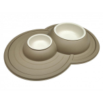 Comfy kaheosaline kauss lemmikloomale Smart Clean 600+230 ml, helepruun