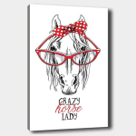 Reproduktsioon l&otilde;uendil Crazy horse lady