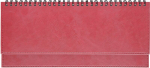 Lauakalender Classic LUX kaas (kunstnahk), reklaamriba (TUMEPUNANE), Desk calendar Classic LUX cover (fake leather), advertising strip (dark red)