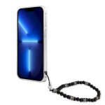 Guess GUHCP13MKPSBK iPhone 13 6,1 mustkatte musta p&auml;rl