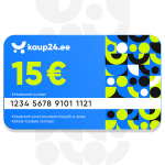 Elektrooniline kinkekaart, 15 &euro;
