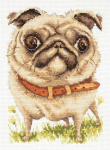 Tikkimiskomplekt Magic Needle "Pug-dog " 16-17