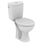 Kompaktne wc pott + pehmelt sulguv soft-close prill-laud, horisontaalne v&auml;ljalaskeava 15 aastat garantiid