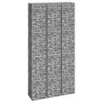 vidaXL gabioon taimelavad 3 tk, 30 x 30 x 200 cm, raud