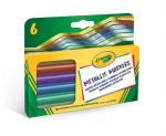 Crayola komplekt metallik markerid 6 tk