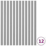 vidaXL batuuditorude vaht&uuml;mbrised 12 tk, 92,5 cm, hall