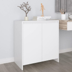 vidaXL puhvetkapp, valge, 70 x 40 x 73,5 cm puitlaastplaat