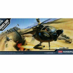 Liimitav mudel Academy 12250 HUGHES 500D TOW HELICOPTER 1/48