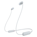 Valged veekindlad Bluetooth-i sisek&otilde;rvakuulajad - 25h t&ouml;&ouml;aeg - SONY WI-C100 - Aksessuaar - HIGH-TECH