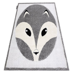 Laste vaip JOY Fox lastele - Struktuuriline, kahel tasemel fliis hall / koor