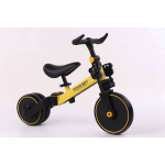Tasakaalu kolmerattaline pedaalidega, kollane/must
