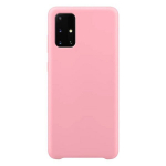 Silicone Case Soft Flexible Rubber Cover for Samsung Galaxy A72 4G pink (Pink)