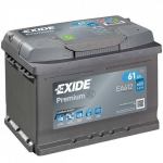 Aku EXIDE EA612 61Ah 600A