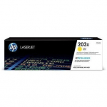 Laserprinteri kassett HP 203X Genuine LaserJet Yellow Toner Large Capacity (CF542X) for HP Color LaserJet Pro M254 / M280 / M281