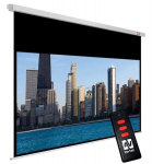 Avtek Cinema Electric 300p elektriprojektori ekraan 131"