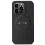 Guess Saffiano MagSafe magnetiline laadija iPhone 11 / Xr - musta v&auml;rvi