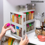 Spice Organizer - InnovaGoods - Rispick - Sliding - Rotating - White