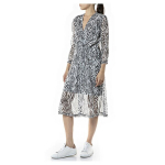 Kleit Naistele Replay Zebra-Striped Print Dress W9680-73378-010 valge/must
