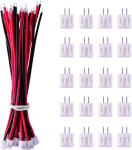Juhtmed koos JST Micro 2-pin 2,0 mm &uuml;hendustega, 20 t&uuml;kki