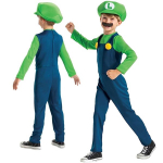 Karnevali kost&uuml;&uuml;m Super Mario Luigi 127-136 cm (7-8 aastat)