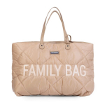 Kott emadele Childhome FAMILY BAG Lastekott, tepitud beež