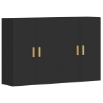 vidaXL seinakapid 2 tk, must