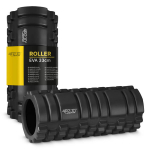 Massaažirull Crossfit Eva, 33 cm, must