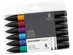 Alkoholi baasil markerite komplekt W&N Promarker Brush, 6tk Rich Tones