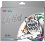 Visandimarkerid Colorino Artist, kahepoolne, 12 v&auml;rvi