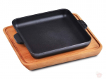 Malmpann Brizoll puidust kandikuga HoReCa, 18x18 cm