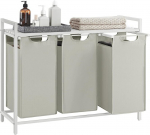 Pesukorv Vasagle BLH301W01, valge