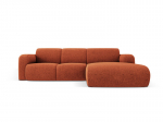 Parempoolse nurgaga nurgadiivan Windsor & Co Lola, 250x170x72 cm, punane