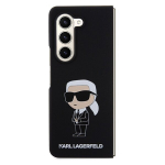 Karl Lagerfeldi &uuml;mbris Z Fold5 jaoks KLHCZFD5SNIKBCK must silikoon Ikonik