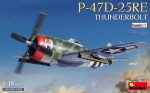 Liimitav mudel MiniArt 48009 P-47D-25RE Thunderbolt Basic Kit 1/48