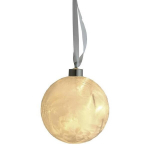 Klaaspall j&auml;&auml;kristallidega 12cm, 8 Led 230V-24V DC, IP20