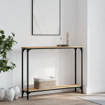 vidaXL konsoollaud, Sonoma tamm, 100x22,5x75 cm, tehispuit