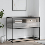 vidaXL konsoollaud, hall Sonoma tamm, 100 x 40 x 75 cm, tehispuit