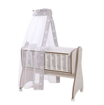 V&auml;ikelaste voodipesukomplekt Lorelli First Dream Grey Stars, 75x75 cm, 5-osaline