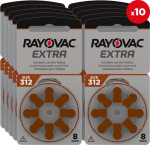 Patareid Rayovac Extra 312AUX PR41, 80 tk