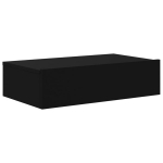 vidaXL telerialus LED-tuledega, must, 60 x 35 x 15,5 cm