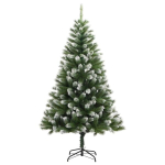 vidaXL kunstkuusk lumiste okstega, 210 cm