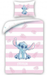 Laste voodipesukomplekt Disney Lilo and Stitch Pink, 140&times;200, 2 osa