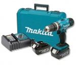 Akuga l&ouml;&ouml;ktrell-kruvikeeraja Makita DHP453RFE, 18V