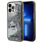 Karl Lagerfeldi &uuml;mbris iPhone 13 Pro Max 6.7 KLHCP13XLKCNSK HC LIQ jaoks. GLITTER C l&auml;bipaistev