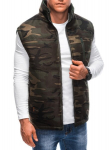 meeste tepitud vest v62 - pruun/camo