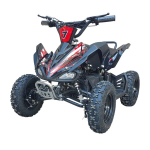 Elektriline ATV lastele Swoop ATV Adventurer, must/punane