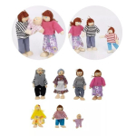 Miniatuursete nukkude komplekt StoreXO, 7 tk
