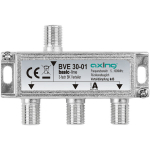 DVB-T2 1/3 maapealse televisioonisignaali jaotur BVE 30-01 Axing 1-suunaline, 3-suunaline 5-1006 MHz
